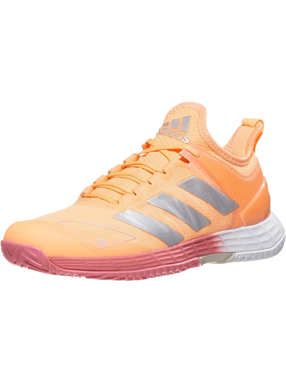 NWT Adidas Adizero Ubersonic 4 Acid Orange/Silver Metallic/Hazy Rose 9.5 B